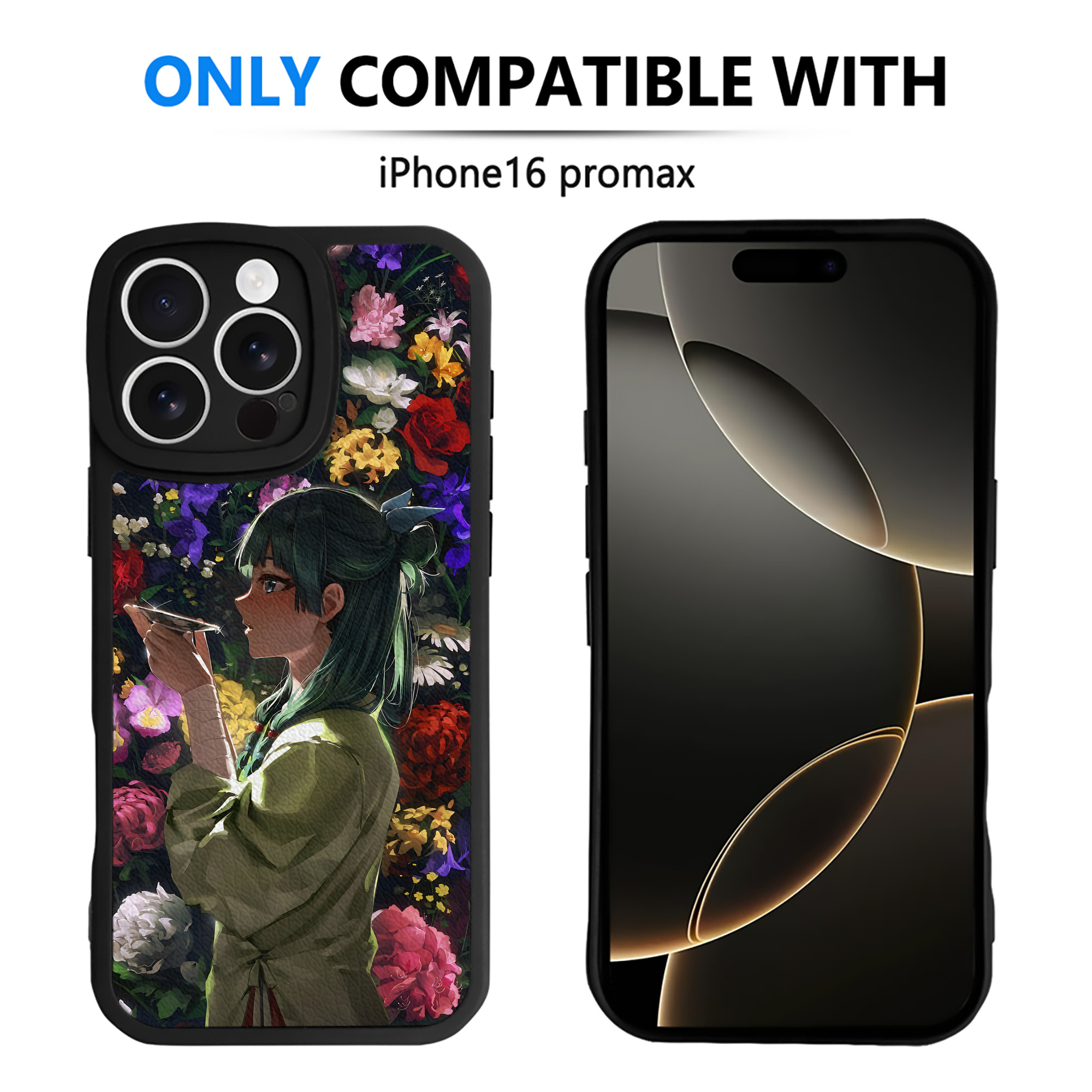 （画像用） 薬屋のひとりごと The Apothecary Diaries 【iPhone 16シリーズ対応】シリコンスマホケース（レザー調） 材質：シリコン
